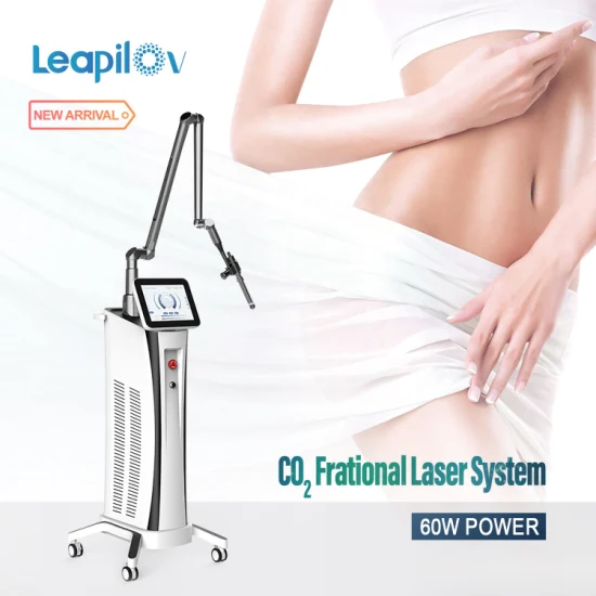 Cicatrices et brûlures chirurgicales de la peau lisse Machine laser de serrage vaginal CO2 fractionnaire