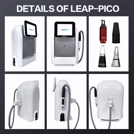 Élimination professionnelle de la pigmentation au laser picoseconde Pico Laser Picolaser Q-Switched ND YAG Laser Tattoo Removal avec approbation CE