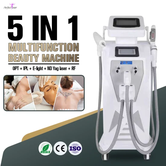 Multifonctionnel IPL Opt Épilation au laser Elight RF Rajeunissement de la peau Pico ND YAG Picosecond Laser Détatouage Salon de beauté Machine Laser